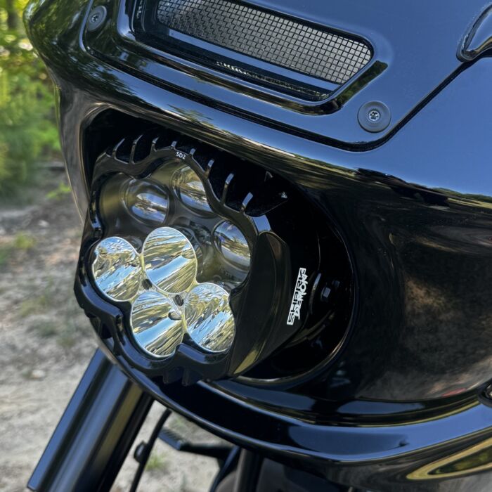 Custom Dynamics Shark Demon™ 2 Performance LED Headlight for Low Rider ST