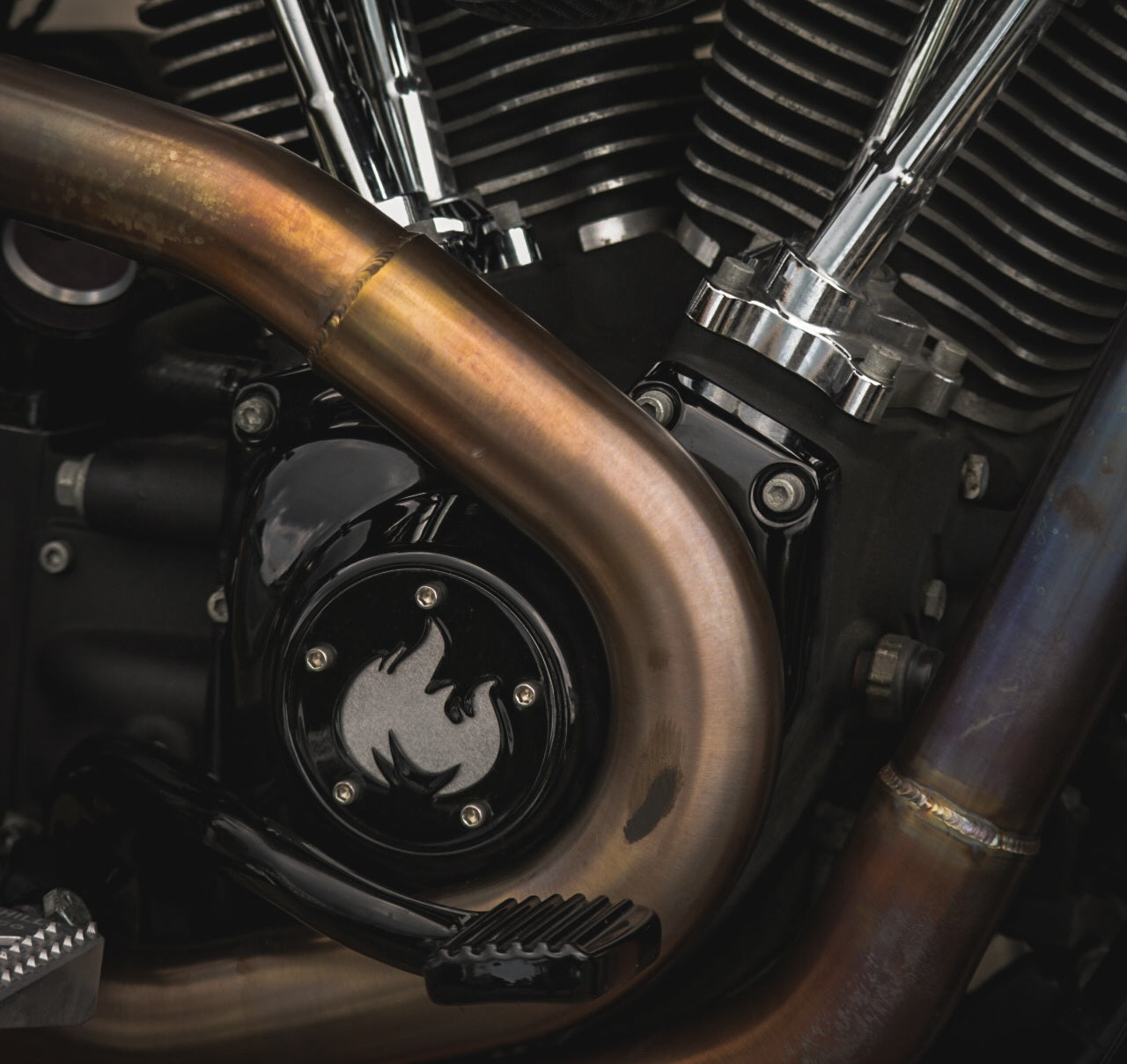 Points Cover Twin Cam - Flame - Shredhills