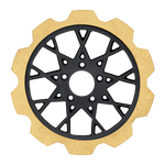 Lyndall Brakes Oversized 13" Crown Cut Front Rotors