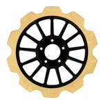 Lyndall Brakes Oversized 13" Crown Cut Front Rotors