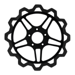 Lyndall Brakes Oversized 13" Bow-Tie Front Rotors