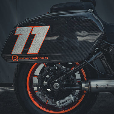 Coques de sacs en carbone style OEM