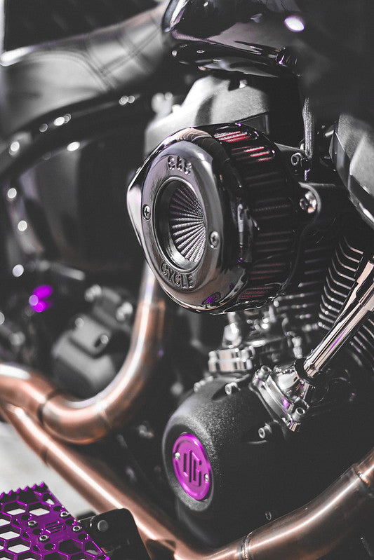 S&S Stealth Air Stinger Air Cleaner Teardrop Kit for 2017-2023 Harley M8