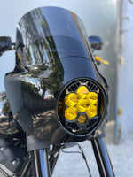 Baja designs LP6 kit for M8 softail with Memphis Shades fairing.