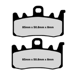 8102 Brembo Brake Pan America front (Brembo 100mm radial caliper)