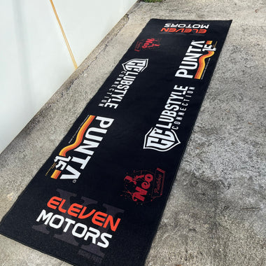 Tapis de stationnement moto Eleven Motors x NEO x Punta x ClubstyleConnection