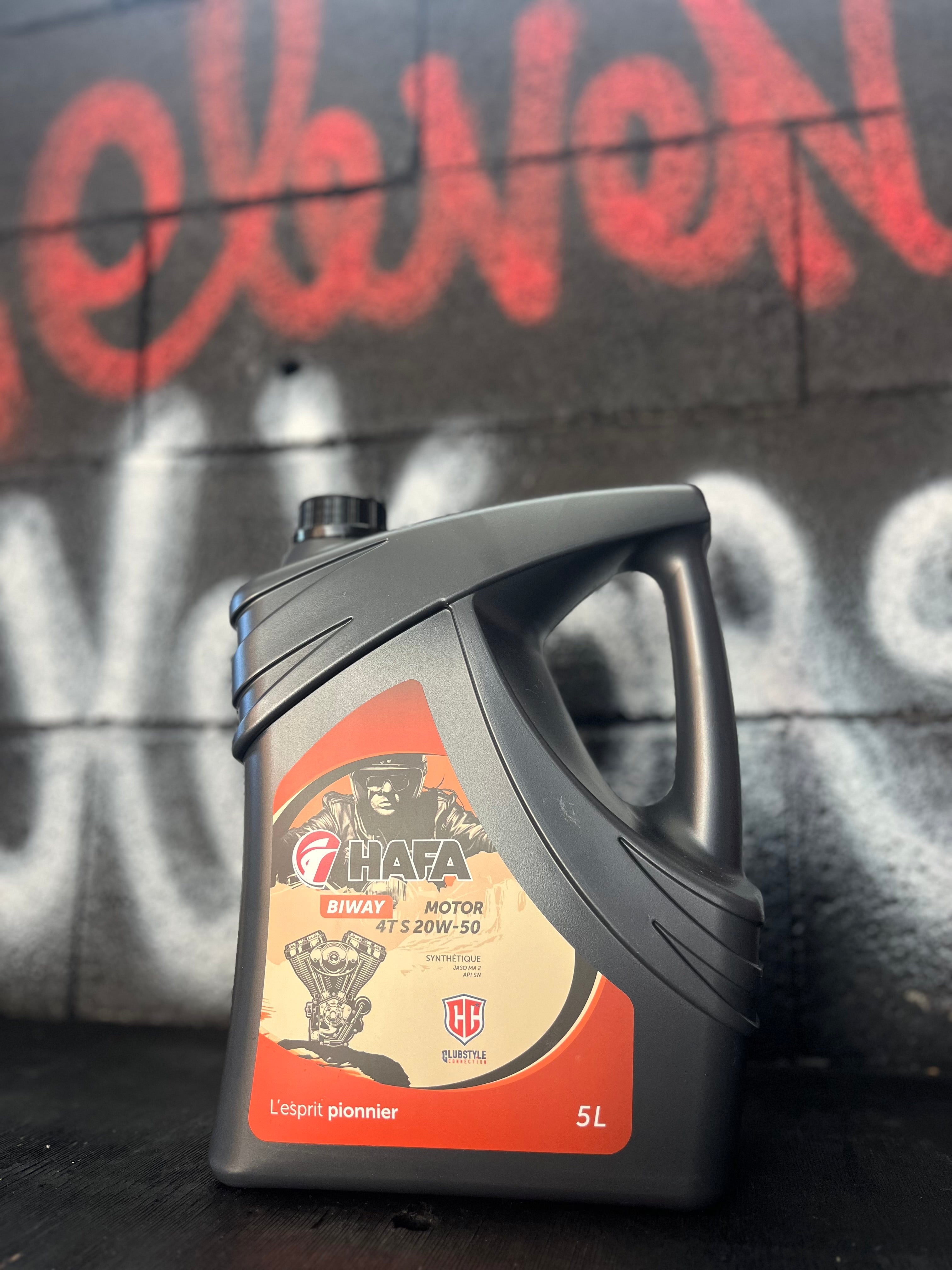 Huile MOTEUR Huile HAFA x CLUBSTYLE CONNECTION 20W-50 Synthétique 5l.