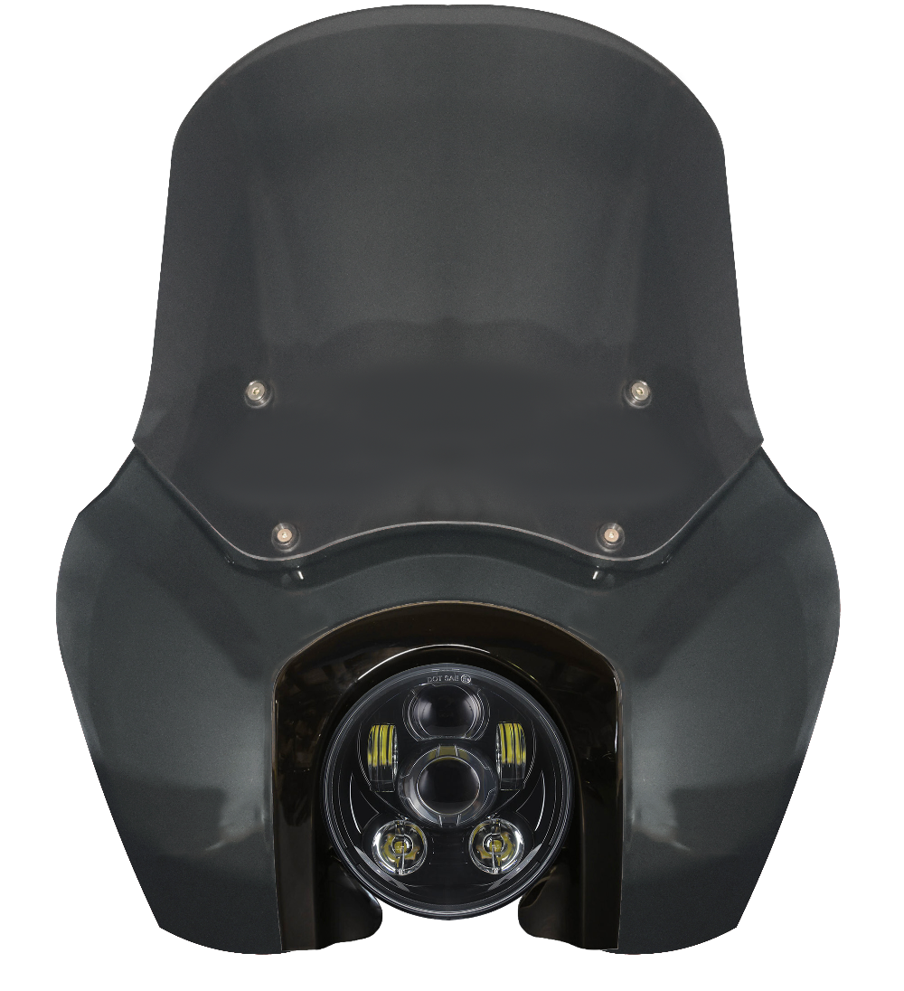 OG Softail Low Rider S Complete T-Sport Fairing Kit - Iron Horse Metallic