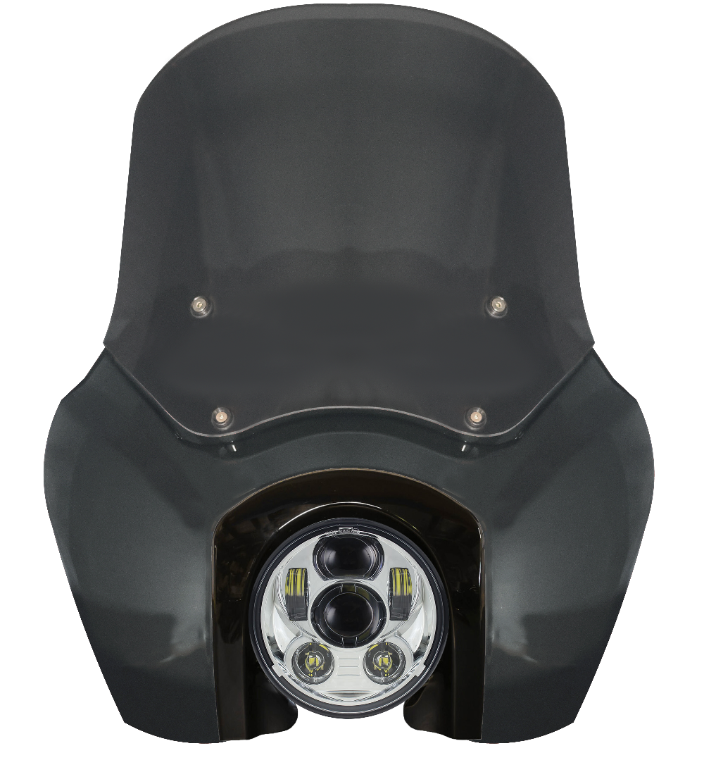 OG Softail Low Rider S Complete T-Sport Fairing Kit - Iron Horse Metallic