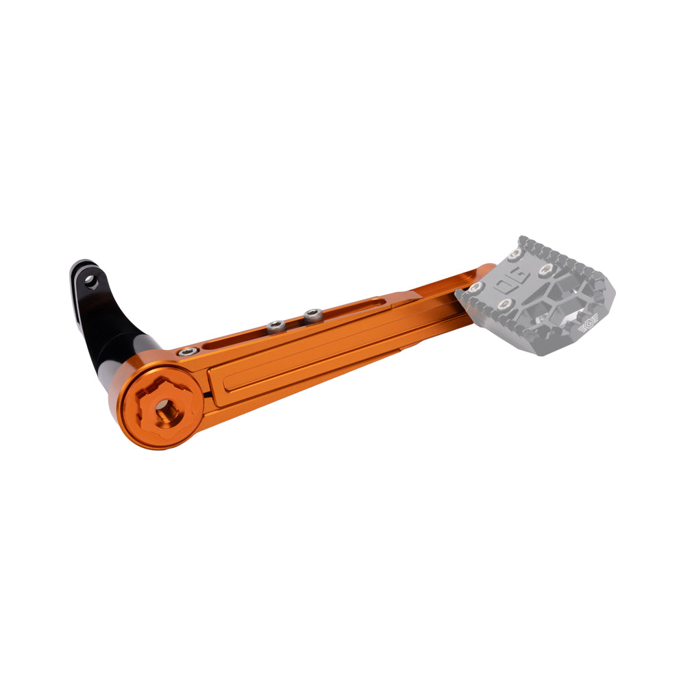 Orange Adjustable Brake Arm for Harley-Davidson Touring Models