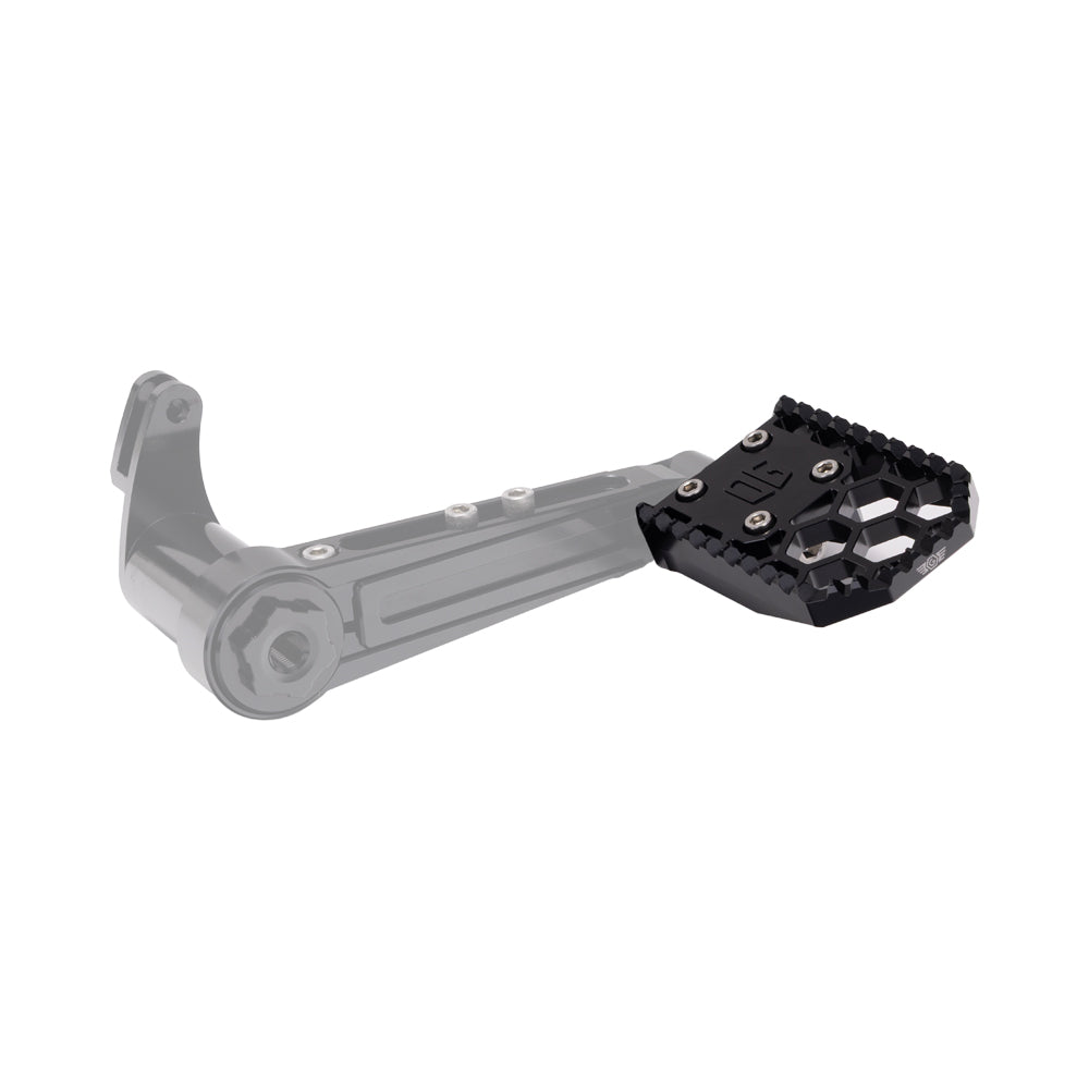 Black Harley Davidson Touring Bagger Brake Pedal Gripper kit for Adjustable Brake Arm