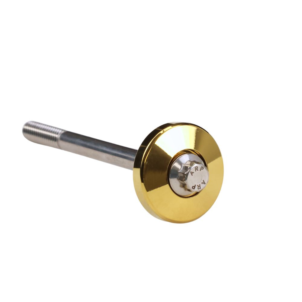 Gold Plating M8 Softail Billet Fork Stem Cap