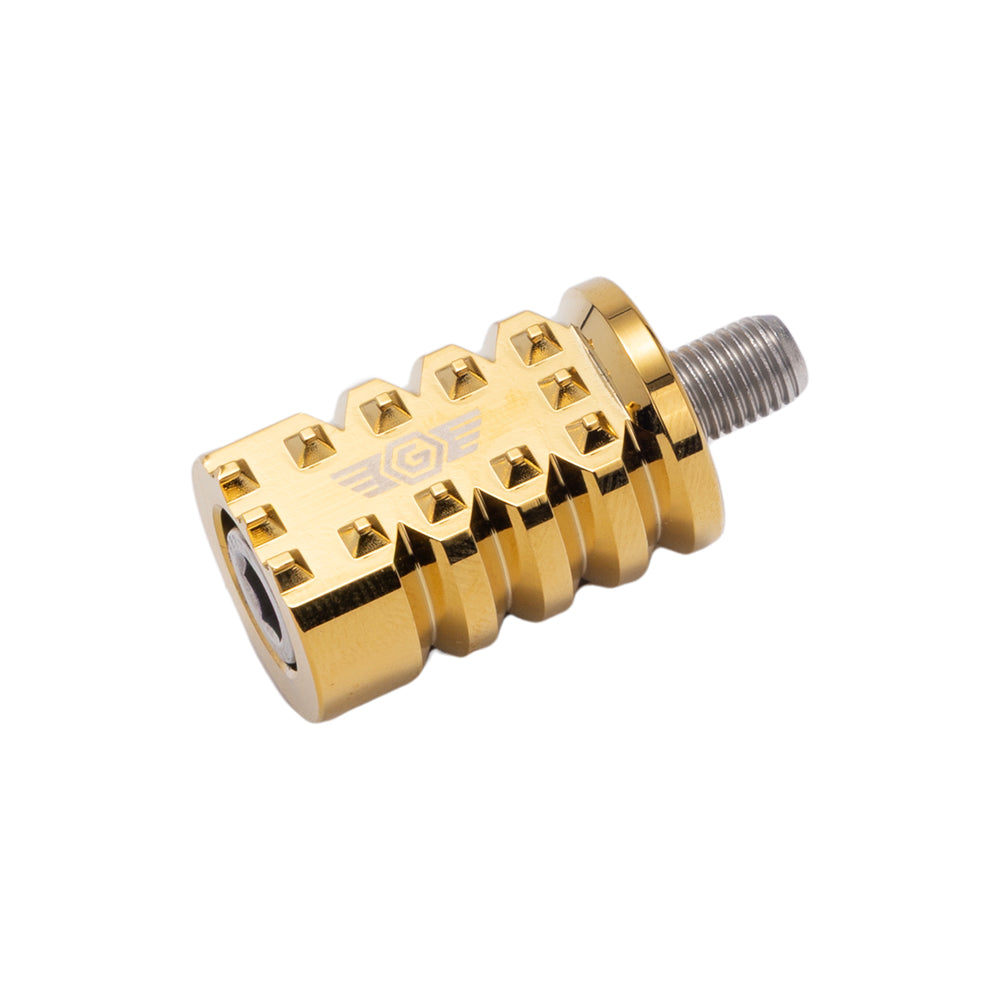 Harley Davidson Gold Plating Shorty Mini Gripper Shifter Peg