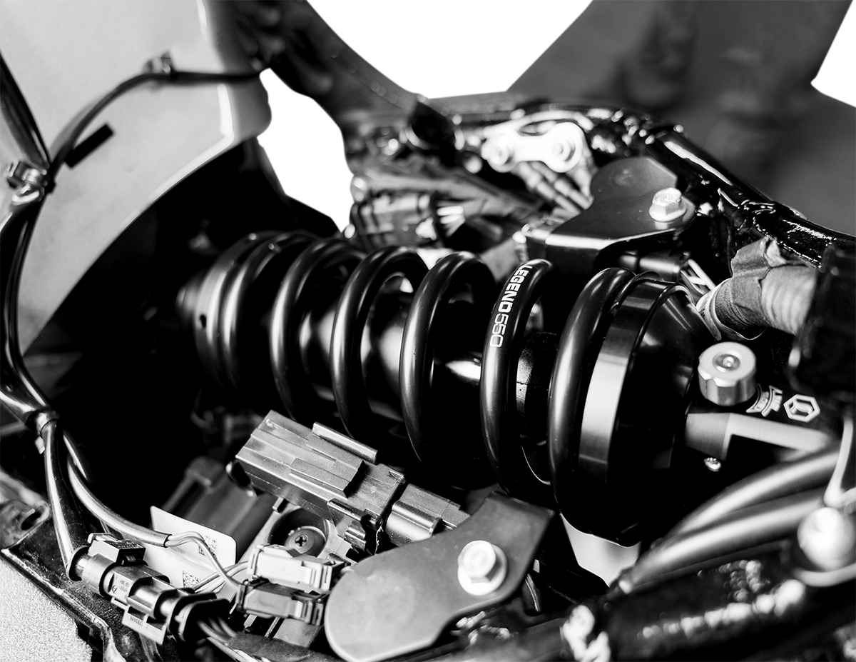 Amortisseur Arrière LEGEND REVO-A 13"