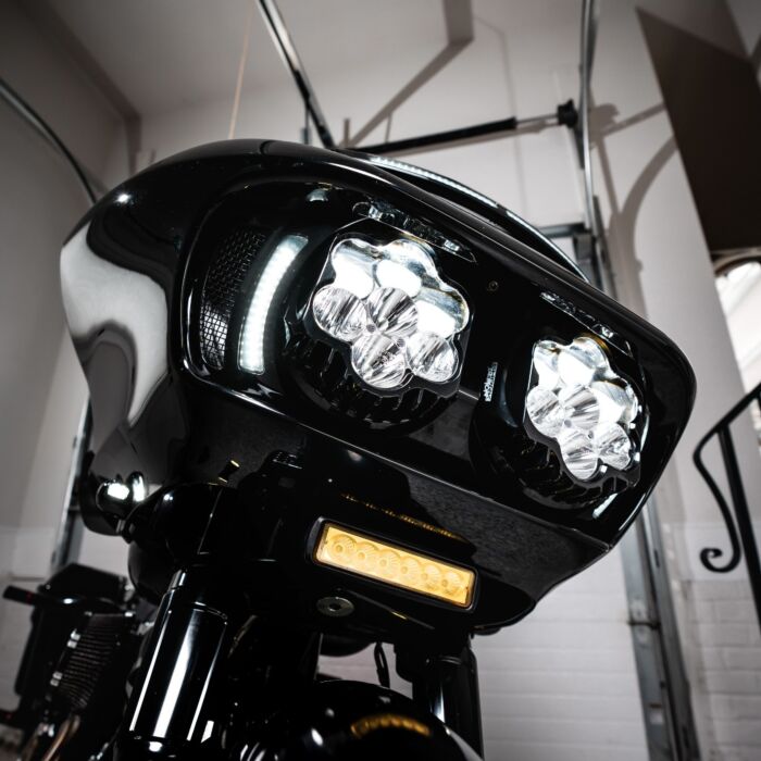 Custom Dynamics Shark Demon™ 2 Performance LED Headlight Kit for Road Glide Motorcycles