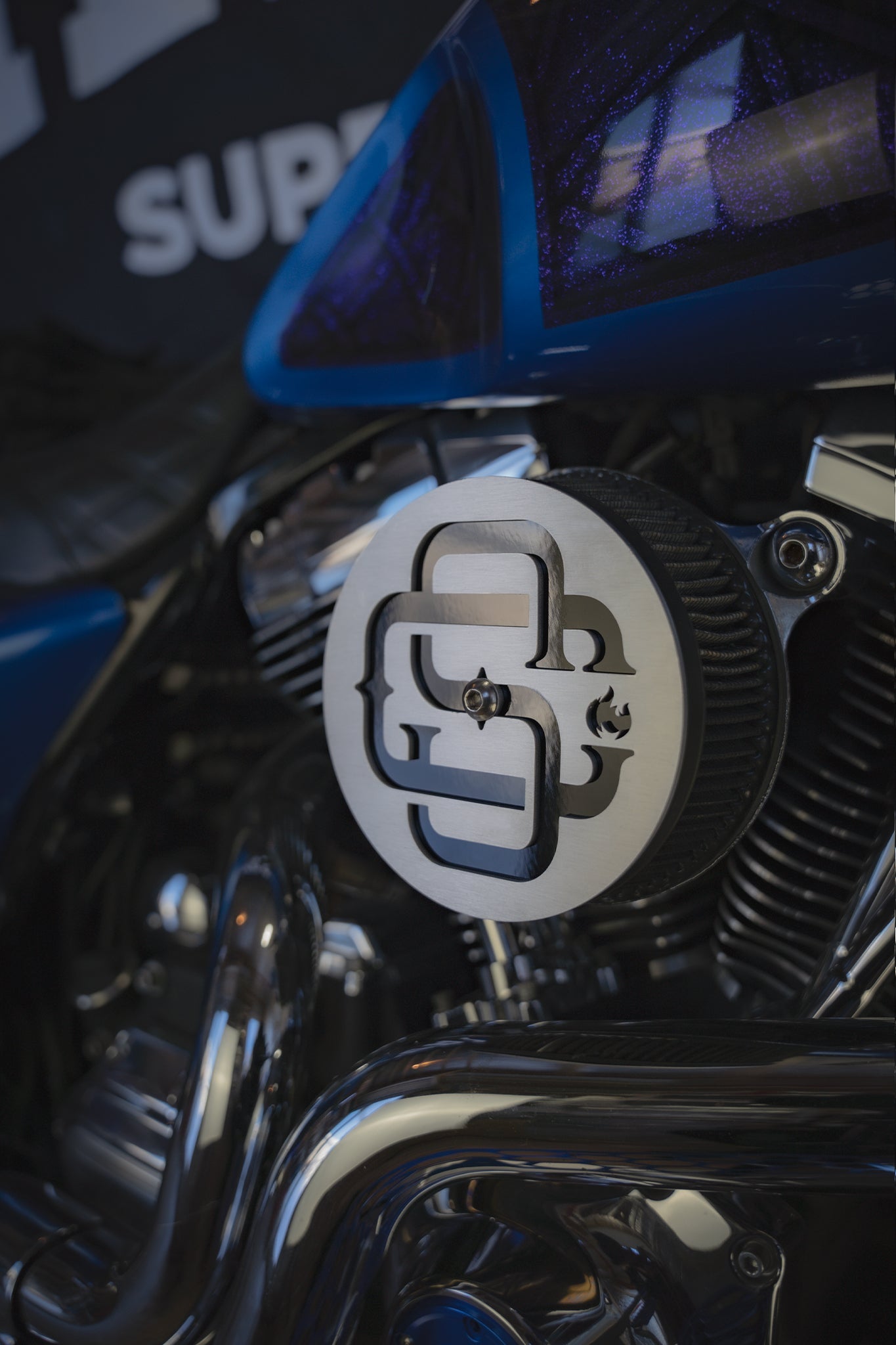 Couvercle de filtre à air - Brut/Noir