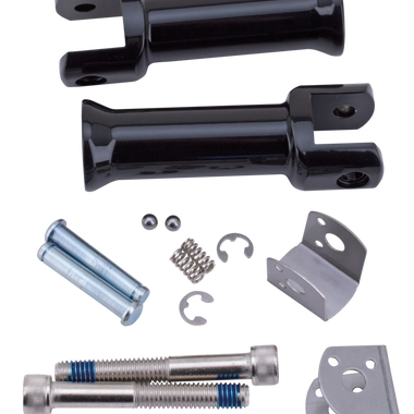 Passenger Footpeg Support Kit - Gloss Black