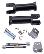Passenger Footpeg Support Kit - Gloss Black