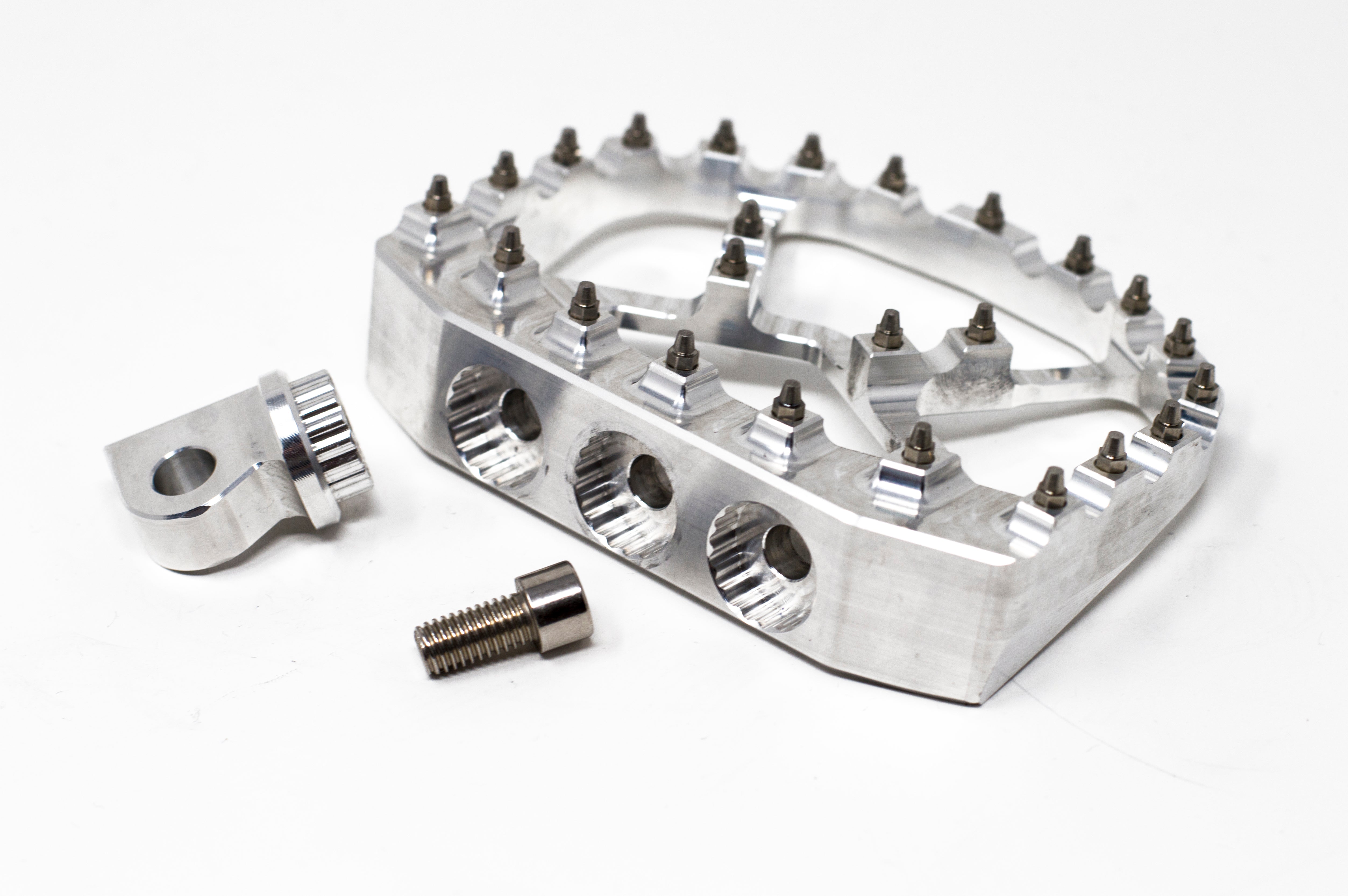 Triple Mount Mini Floorboards Raw Aluminum