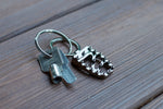 Porte-clés de cheville de cercueil