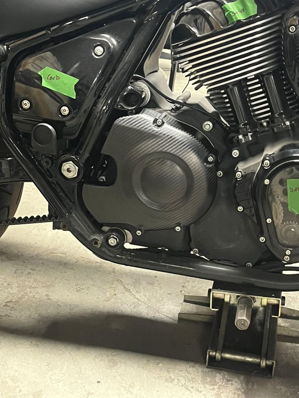 Couvercle de pignon de courroie Indian Chief et Sport Chief