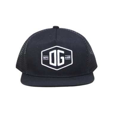 OG Classic Black Trucker Hat - Original Garage Moto