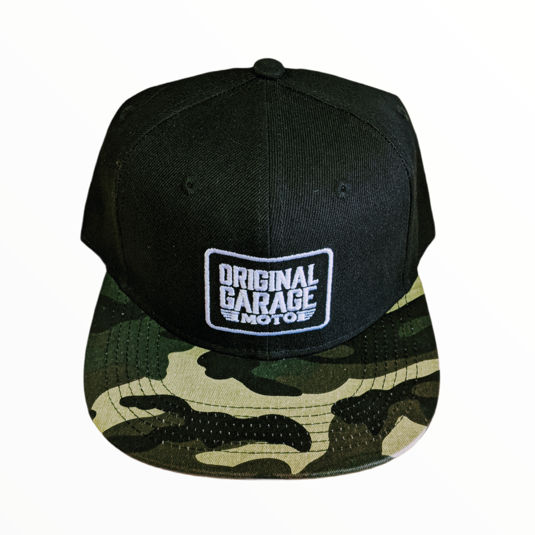 OG Black & Camo Snapback - Original Garage Moto