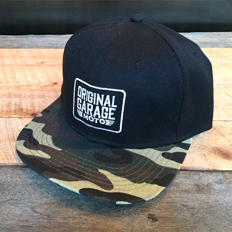 OG Black & Camo Snapback - Original Garage Moto