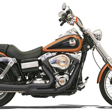 BASSANI XHAUST '91-'05 Road Rage Black With Long Megaphone
