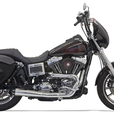 BASSANI XHAUST Dyna Road Rage Chrome 2 Into 1 Collector System