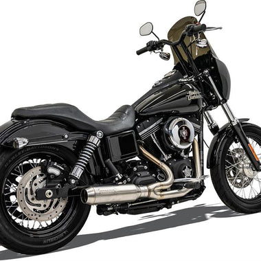 BASSANI XHAUST Road Rage Ripper Super Bike 2 Into 1 for '06-'17 Dyna Stainless