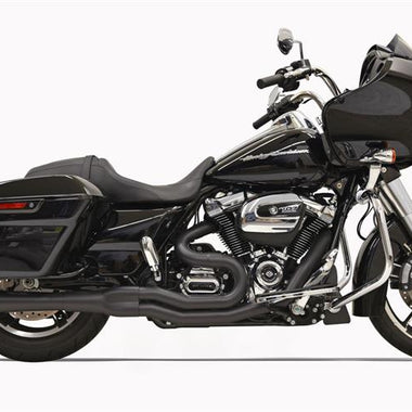 BASSANI XHAUST Road Rage 2-into-1 Black Megaphone Muffler