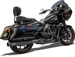 BASSANI XHAUST Road Rage 2-into-1 Black Straight Muffler