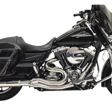 BASSANI XHAUST Mid Length Road Rage Chrome with Hot Rod Turnout Muffler