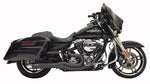 BASSANI XHAUST Road Rage 2 Mid Length Black Hot Rod Turnout Muffler 07-16