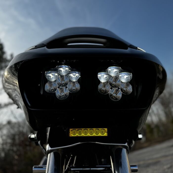 Custom Dynamics Shark Demon™ 2 Performance LED Headlight Kit for Road Glide Motorcycles