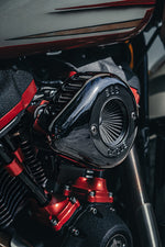 S&amp;S Stealth Air Stinger Kit de filtre à air en forme de goutte pour Harley M8 2017-2023
