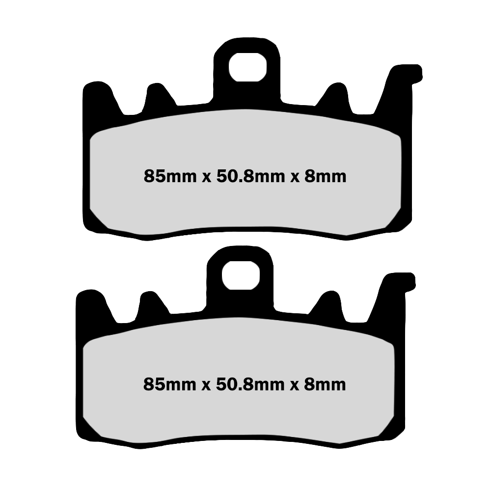 8102 Brembo Brake Pan America front (Brembo 100mm radial caliper)