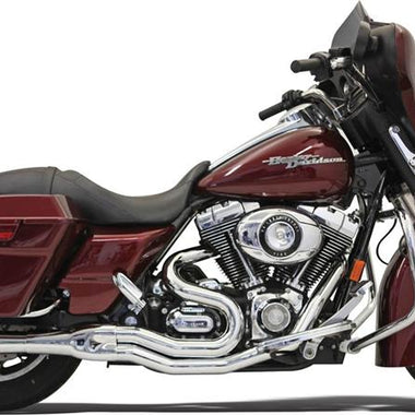 BASSANI XHAUST Road Rage Chrome B4 System with Megaphone Muffler