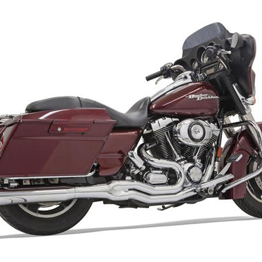 BASSANI XHAUST Road Rage Chrome B4 System with Straight Can Muffler