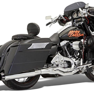BASSANI XHAUST Road Rage Chrome Mega Power System with Straight Muffler