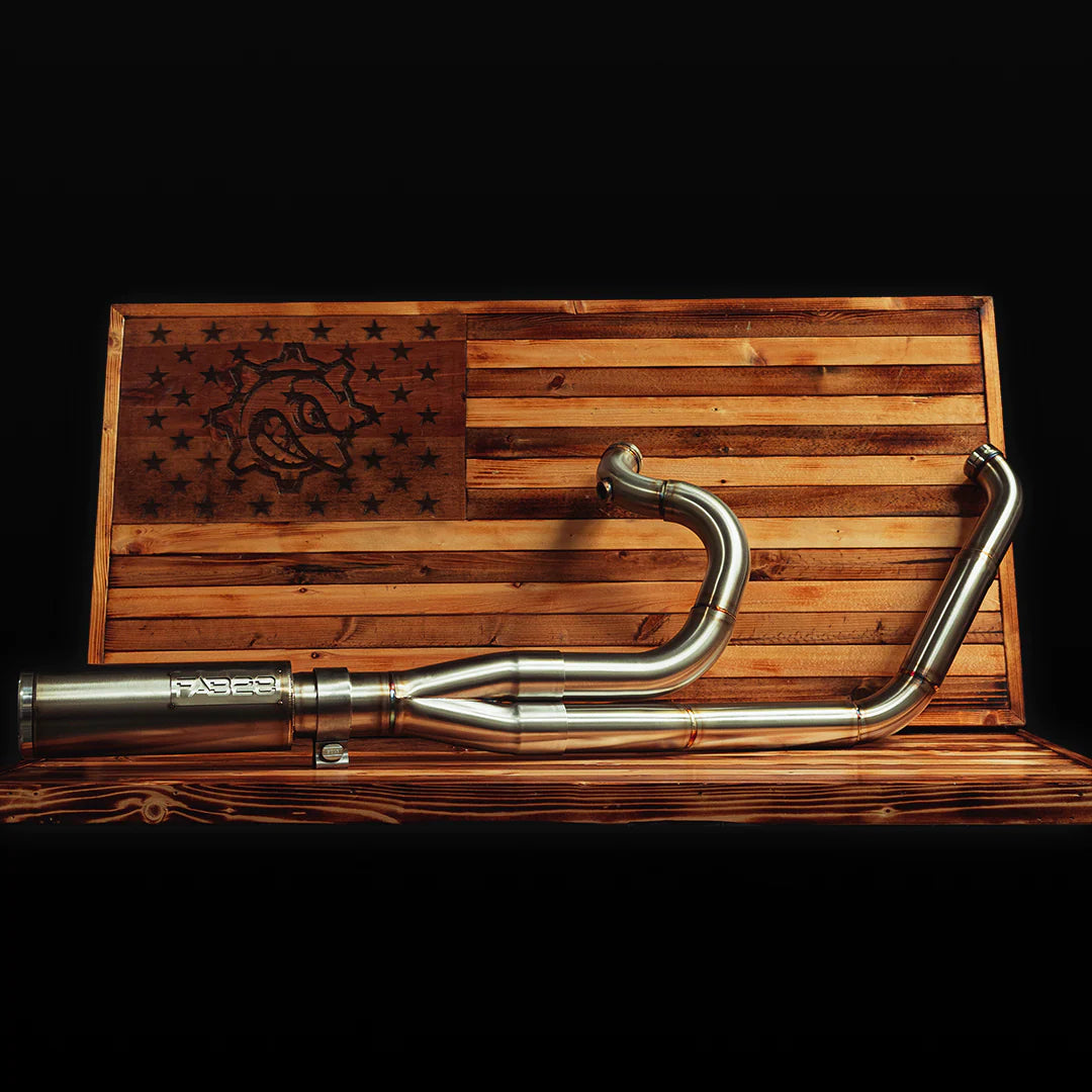 FAB28 M8 Bagger exhaust