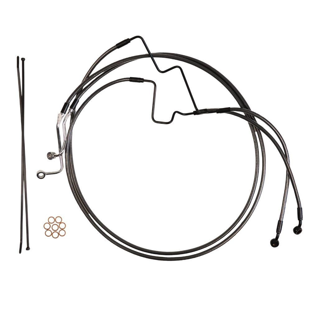 Harley-Davidson 2014-Up Touring +2" Lower Brakes Lines
