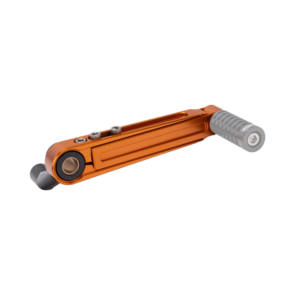 Orange Adjustable Brake Arm for Harley-Davidson M8 Softails