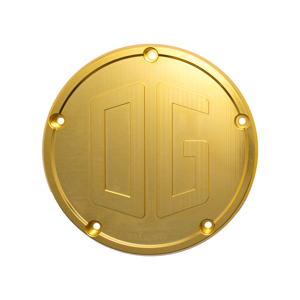 OG Gold Twin Cam Derby Cover