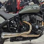 2 into 1 exhaust for INDIAN CHIEF 2022+