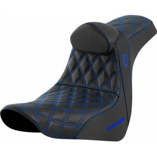 SADDLEMEN Pro Series SDC Seat w/ Backrest – Low Rider ST / Sport Glide (2018+)