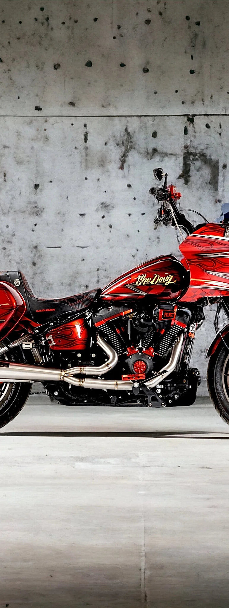 MPRDS Malparidos Exhausts - Echappement homologué 2:1 Softail 2018-2020 EURO 4