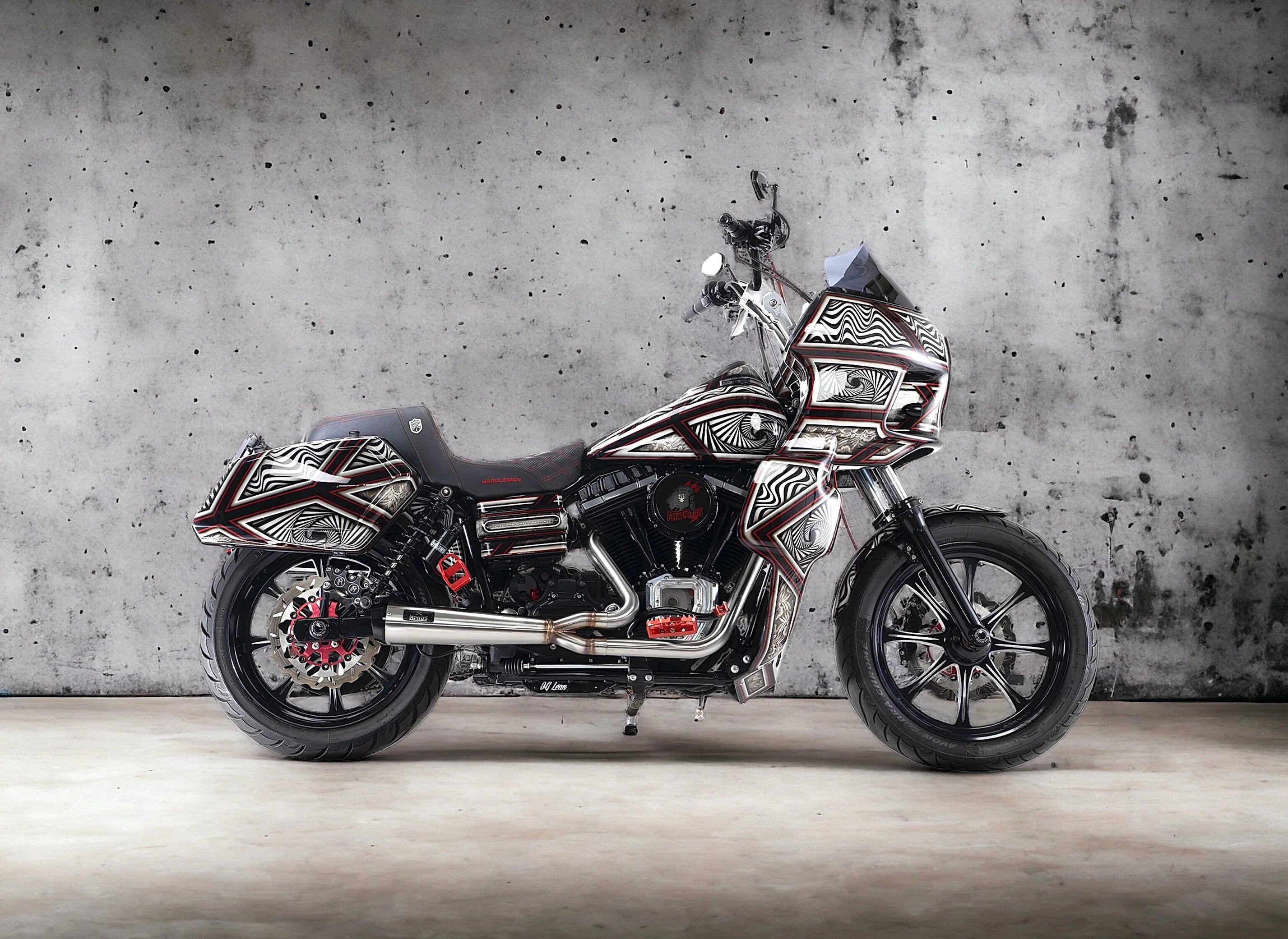 MPRDS Malparidos Exhausts - Echappement homologué 2:1 Dyna 1999->2005 EURO 2