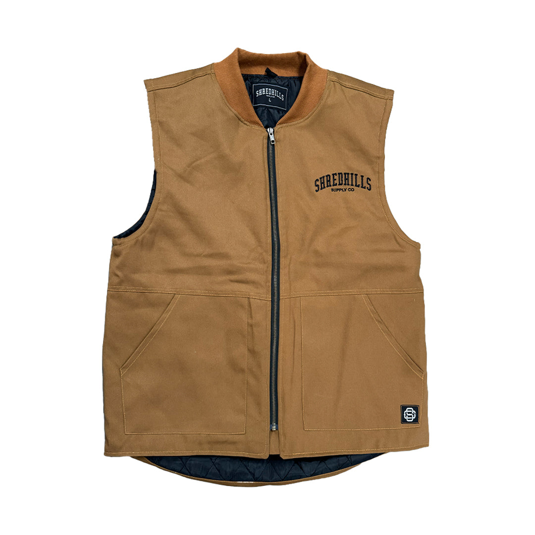 Brown Denim Vests - Shredhills